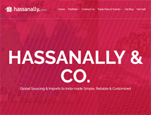Tablet Screenshot of hassanally.com