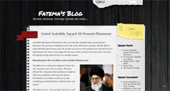 Desktop Screenshot of fatema.hassanally.net